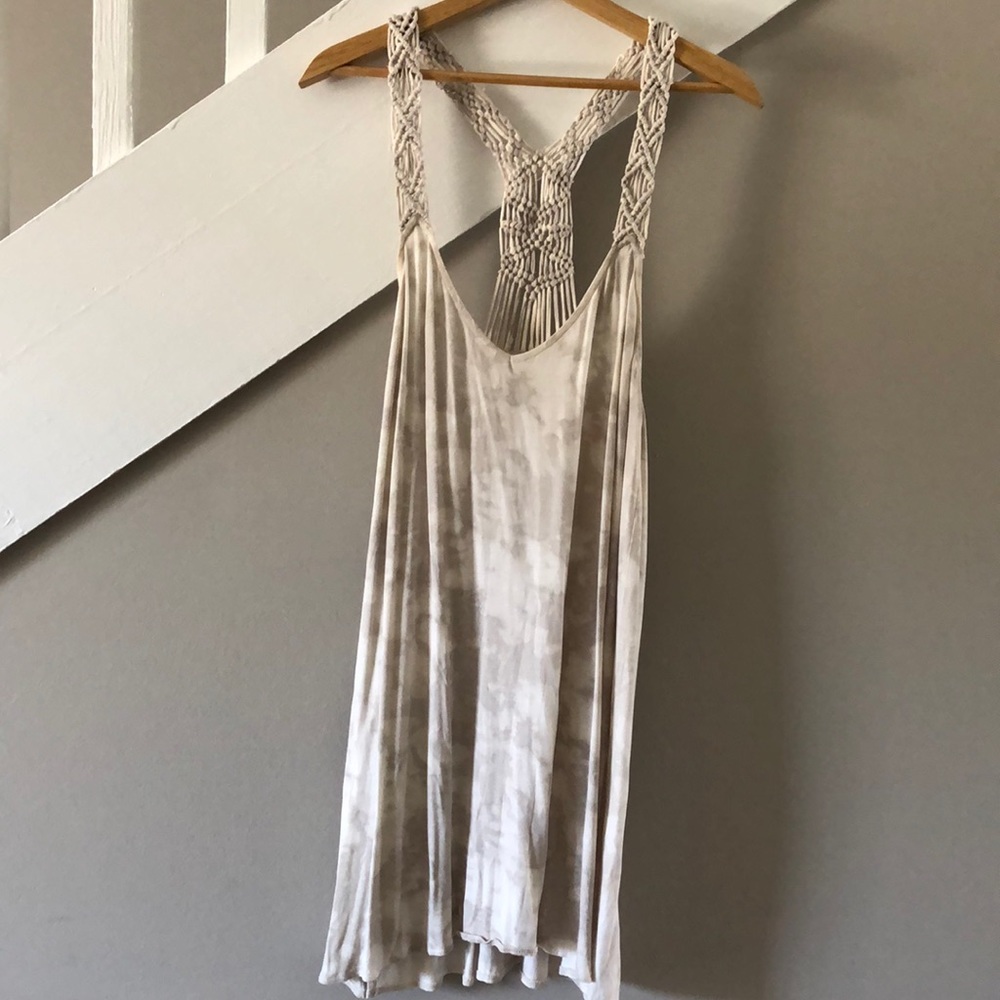 Billabong Tie Dye Macrame Dress